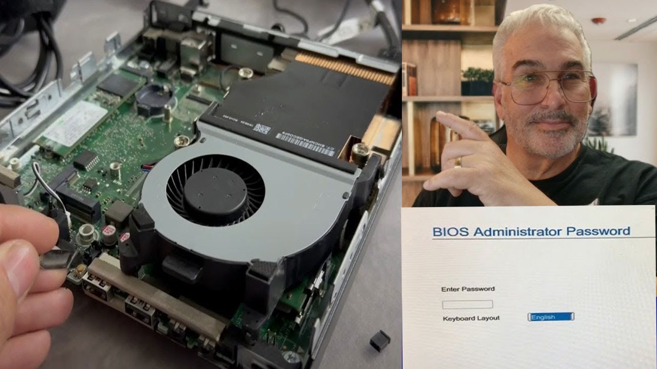 HP Administrator BIOS password remove and reset on a HP 800 g5