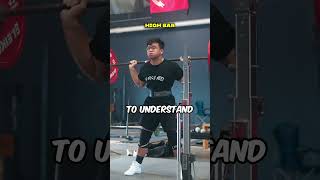 Teaching You Low Bar Squat In 1 Minute #powerlifting #squat