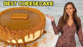 The Best NoBake Lotus Biscoff Cheesecake Recipe! Tutorial