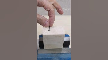 How to make woodworking joints  by easily marking dowels #shorts