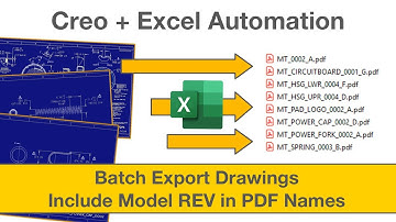Drawing PDFs w/ Revision via Excel Tables and Power Query
