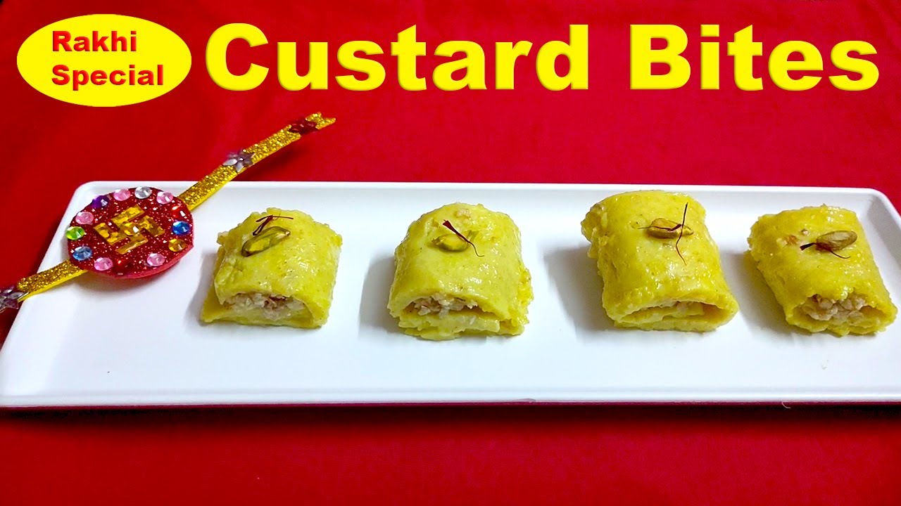 Custard bites Dry Fruit dessert best dessert recipe YouTube