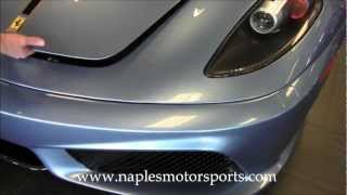 Www.naplesmotorsports.com naples motorsports' jonathan wright takes
you on a walk around of 2009 ferrari 430 16m scuderia finished in
azzurro blue exteri...