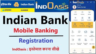 How to Register Indian Bank Mobile Banking, Indian Bank Mobile Banking registration ,Indoasis app screenshot 4