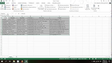Video Proceso Excel Asignar Nombre a un Rango