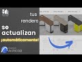 Haz que tus RENDERS se ACTUALICEN automaticamente! | Archicad 24 | 2021 🚀