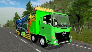 Mod Hino 500 New Gen Muatan Sawit ||  Mod Terbaru Bussid 2020 - Full Animasi