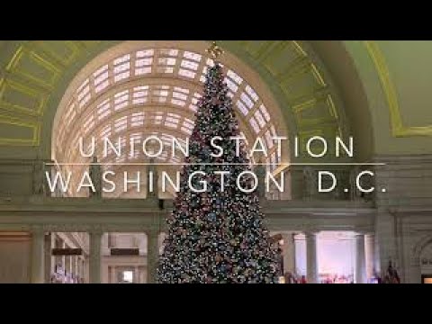 वीडियो: क्रिसमस 2020 वाशिंगटन, डीसी में यूनियन स्टेशन पर