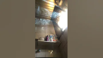 خلق السماء من دخان داخل الحمام 