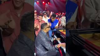 Gonzalo Rubalcaba &amp; Jon Batiste at the legendary #Montreux jam in Miami!! 😳🔥 #jammcard #shorts