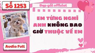 Em Từng Nghĩ Anh Không Bao Giờ Thuộc Về Em Audio Full Đẹp Gái Official Số 1253