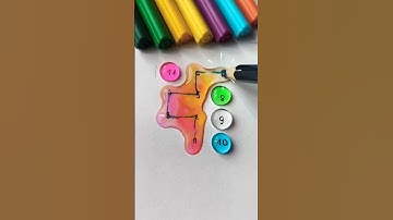 Nối số trong giọt nước theo thứ tự #iqtest #drawing #quiz #funny #maths #games #shorts