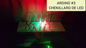 Comment Realiser un Chenillard de LEDs avec Arduino