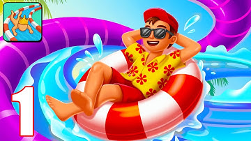 Aquapark.io - Gameplay Walkthrough Ep1 - Fun Aquapark IO Race Tournament Mode (iOS, Android)