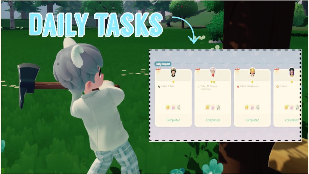 Completing My Daily Tasks In Heartopia!!