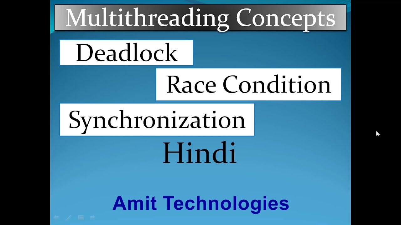 What is Deadlock, Race Condition and Synchronization in threads with ...