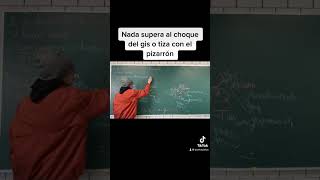 Nada supera al choque del gis o tiza con el pizarrón