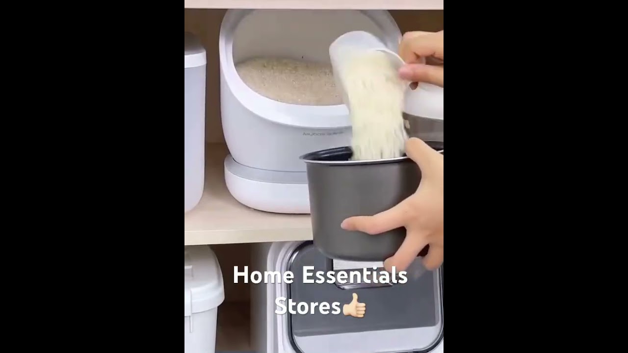 Flipping Grain Rice Bucket
