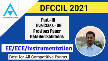 DFCCIL Executive Signal & Telecom 2018 Part I Previous Paper Solutions | Live 09 | RSEB/PSTCL