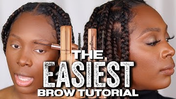 PERFECT BUSHY BROWS IN LESS THAN 5 MINS || Updated Brow Routine 2022  | thefashionceesta