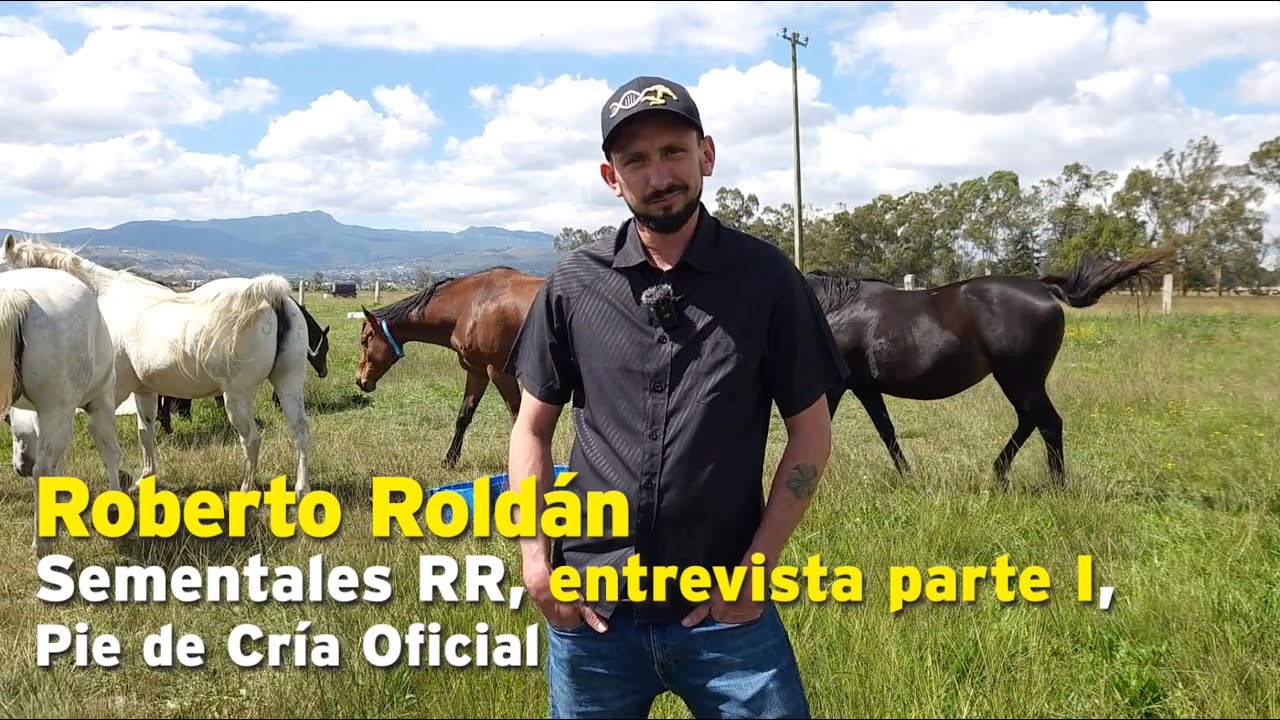Roberto Roldán, Sementales RR, entrevista I parte, Pie de Cría Oficial