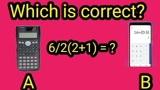 Mathematics Error in Calculator or Mobile?
