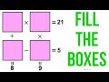 Can You Solve this Logic Puzzle? | Fill the Purple Boxes!