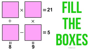 Can You Solve this Logic Puzzle? | Fill the Purple Boxes!