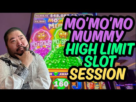 ULTRA RARE TRIPLE BONUS ON MO MO MO MUMMY!!! HARD ROCK AC!!!