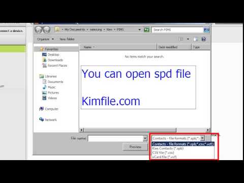 How to open spb file extension by using samsung kies, download free viewer