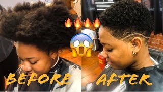 MUST WATCH!!! BIG CHOP HAIRCUT TRANSFORMATION! HD