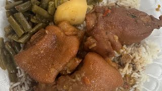 Smothered Pig Feet Check Out The Skin Its Not Fatty