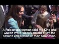 The Prince and Princess of Wales greet the public in Windsor
