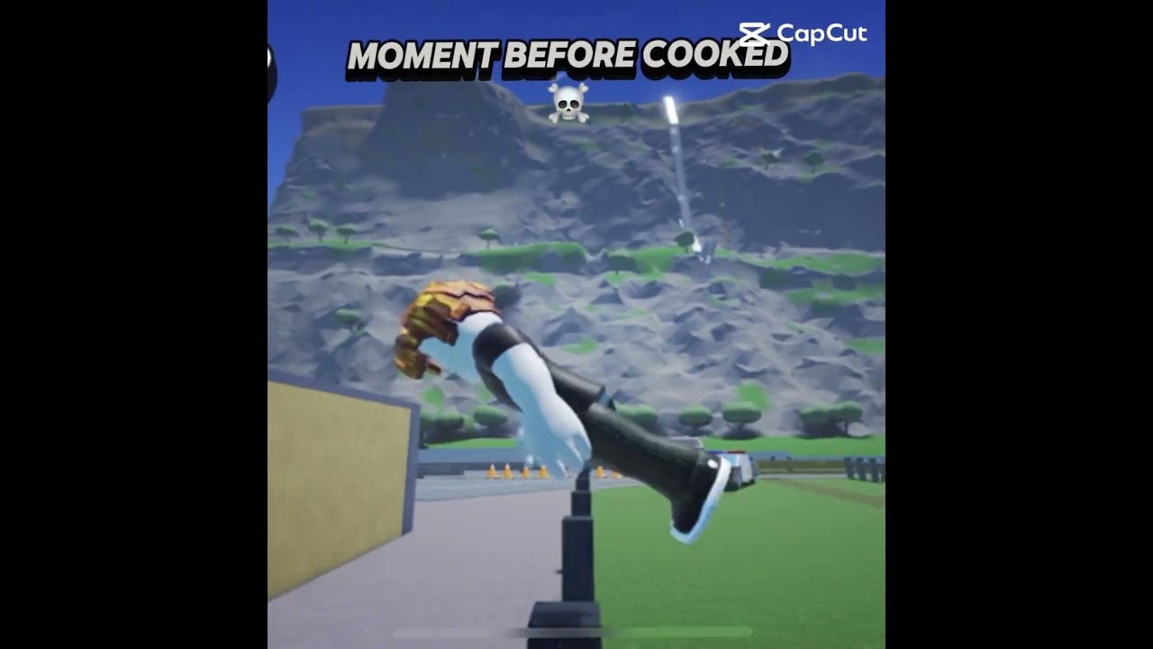 Jump the tall gate head first