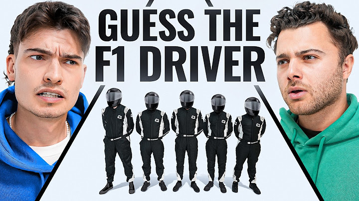 Guess The F1 Driver