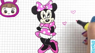 【可乐姐姐学画画】米老鼠和唐老鸭-米妮