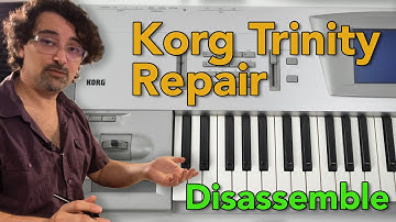 Korg Trinity disassemble and repair.