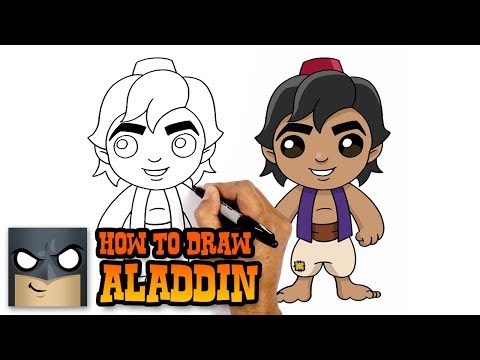 Video: Hoe Om Aladdin Te Teken