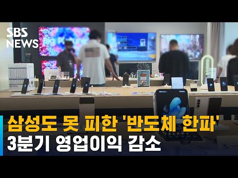 &amp;#39;반도체 한파&amp;#39; <strong>삼성도</strong> 못 피했다…3분기 영업이익 감소 / SBS