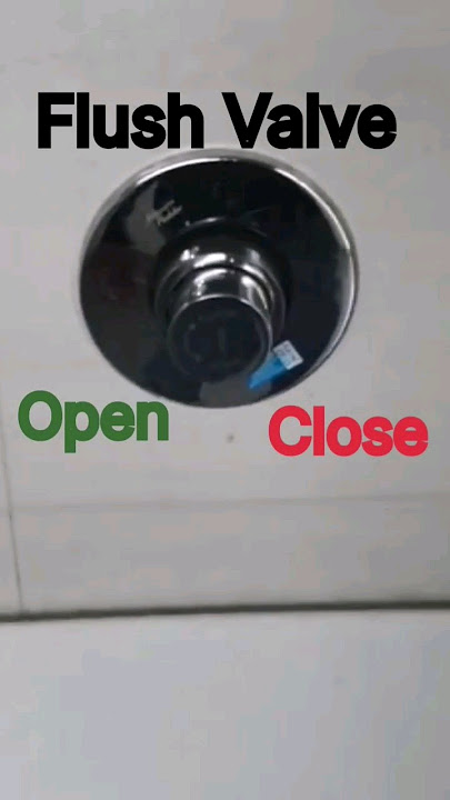 metropole flush valve close ya open | toilet flush valve on off flush water supply slow #shorts