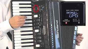 Roland FR-4x/FR-4xb V-Accordion“ Saving and Recalling Favorite Sounds and Settings (User Programs)”