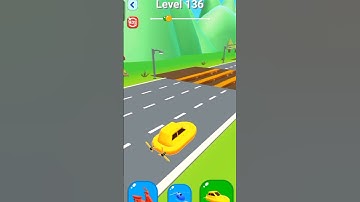 shape shifting boat bike and aroplane game level 136 | shape shifting hyper casual game Play #shorts