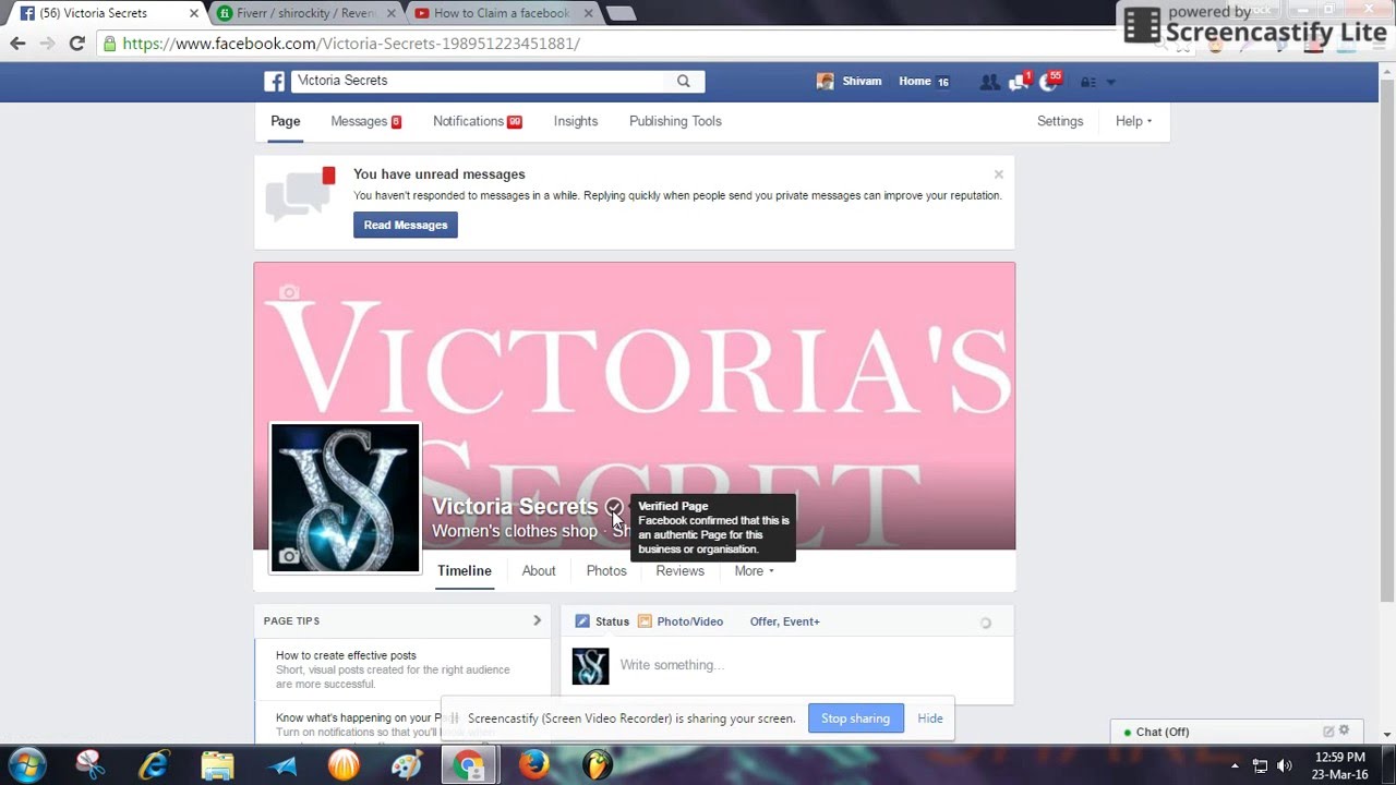 How to make a grey verified facebook page 2016 !! YouTube