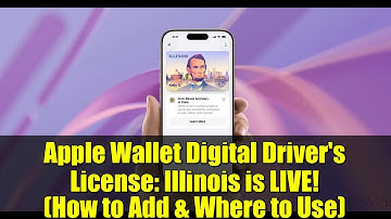 Apple Wallet Digital Driver