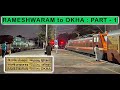 Rameshwaram to tirupati  16733 okha express journey part 1  march 2022