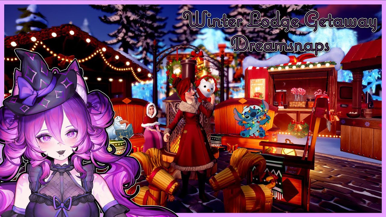 [Winter Lodge Getaway Dreamsnaps] Inspiration and Process for Disney Dreamlight Dreamsnaps!