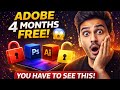 Adobe Creative Cloud – 4 Months Free | Legit Method Explained (2026)