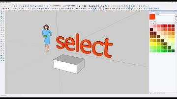สอนSketchup2024 EP4 คำสั่ง select tool sketchUp