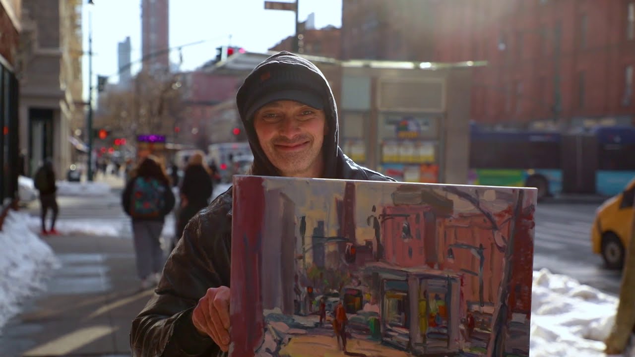 Plein Air Painter Paints the Streets of New York