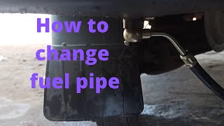 How to change fuel pipe Diesel Auto rikhshaw service and repairing